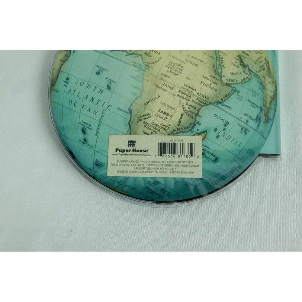 Paper House Adventure Awaits Globe Photo Scrapbook Album 50 Pages ALB-0008